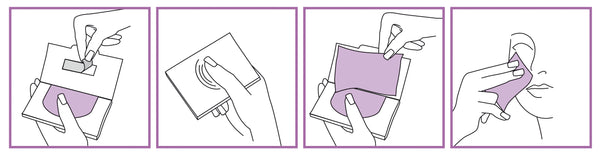 TOUCH-UP BLOTTING FILM (3er Vorteilspack)