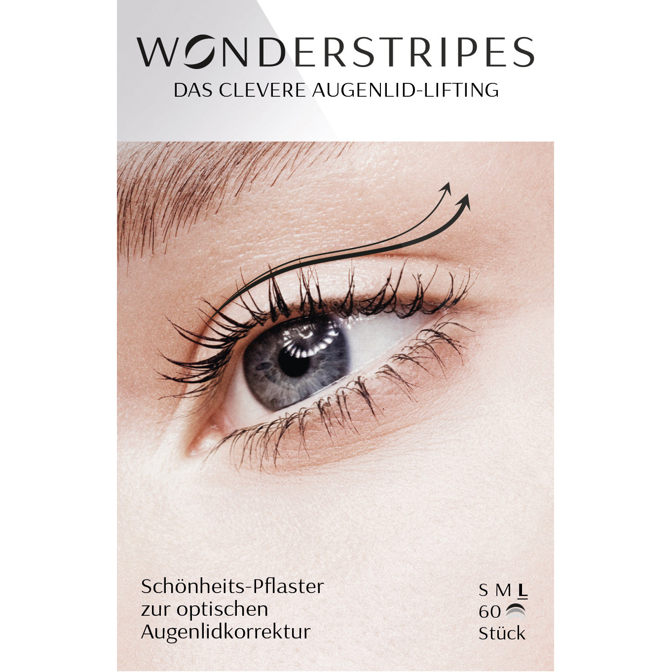 Augenlid-Lifter-Streifen, 5 mm Doppel-Augenlid-Klebeband-Aufkleber